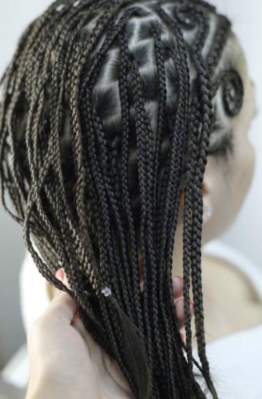 African style hair braiding